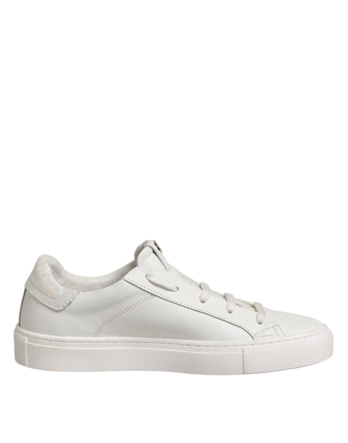 HIDE & JACK White Leather Low Top Lace Up Sneakers Shoes by HIDE & JACK