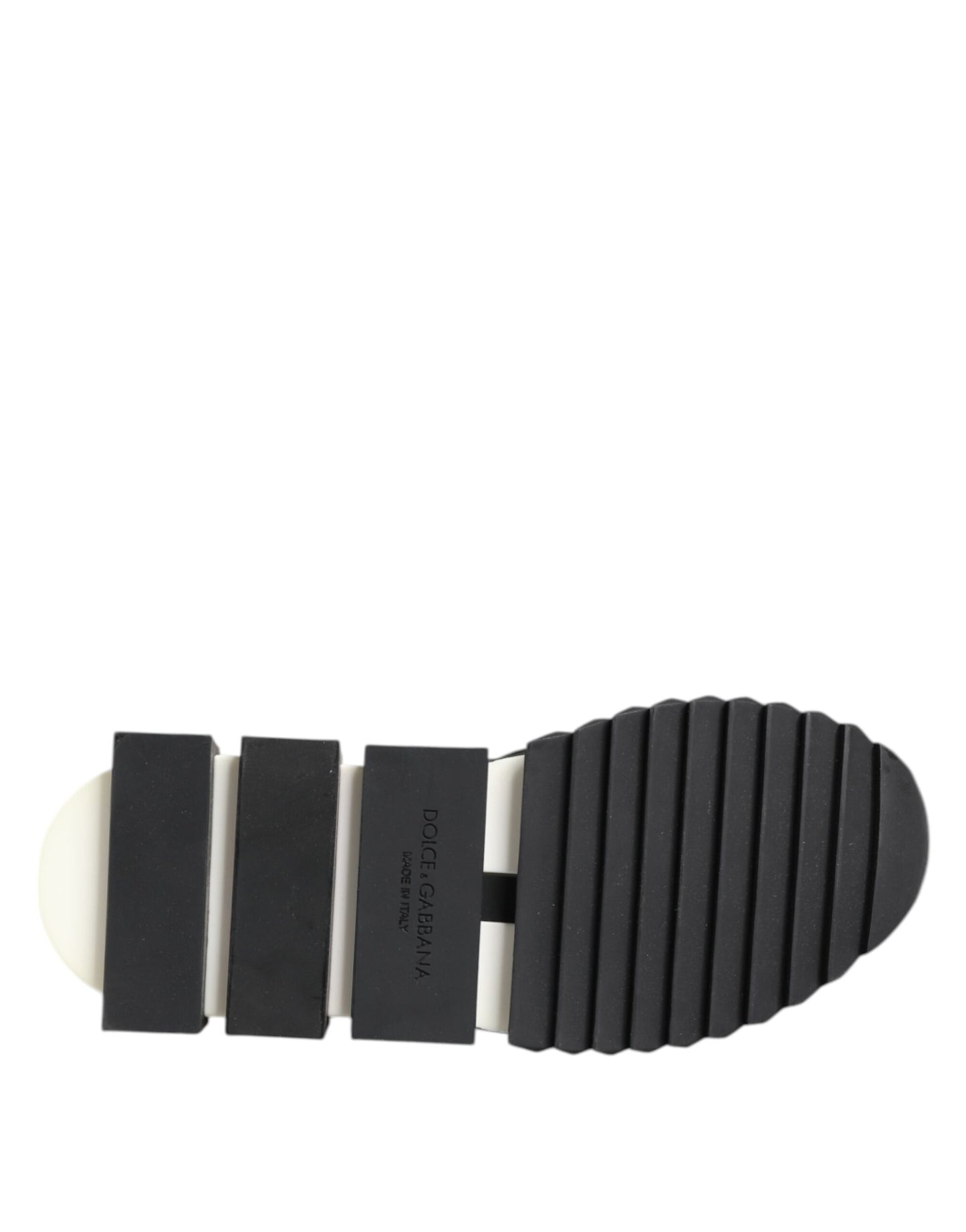 Dolce & Gabbana Black White Logo Sorrento Sneakers Shoes by Dolce & Gabbana