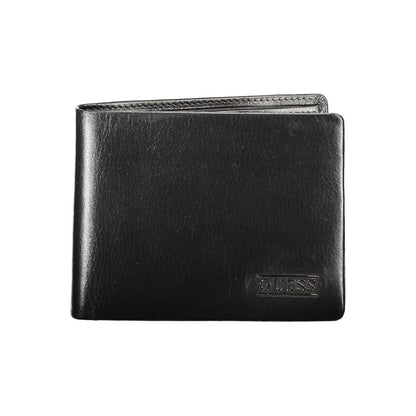 Portefeuille Guess Jeans en cuir noir