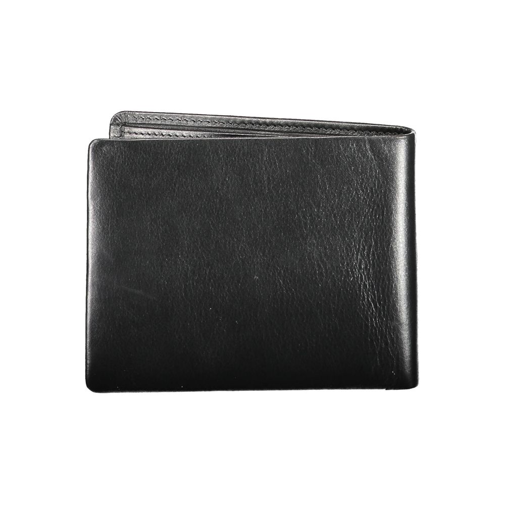 Portefeuille Guess Jeans en cuir noir