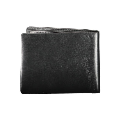 Portefeuille Guess Jeans en cuir noir
