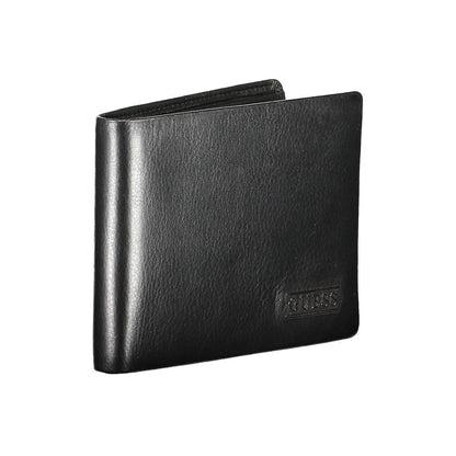 Portefeuille Guess Jeans en cuir noir