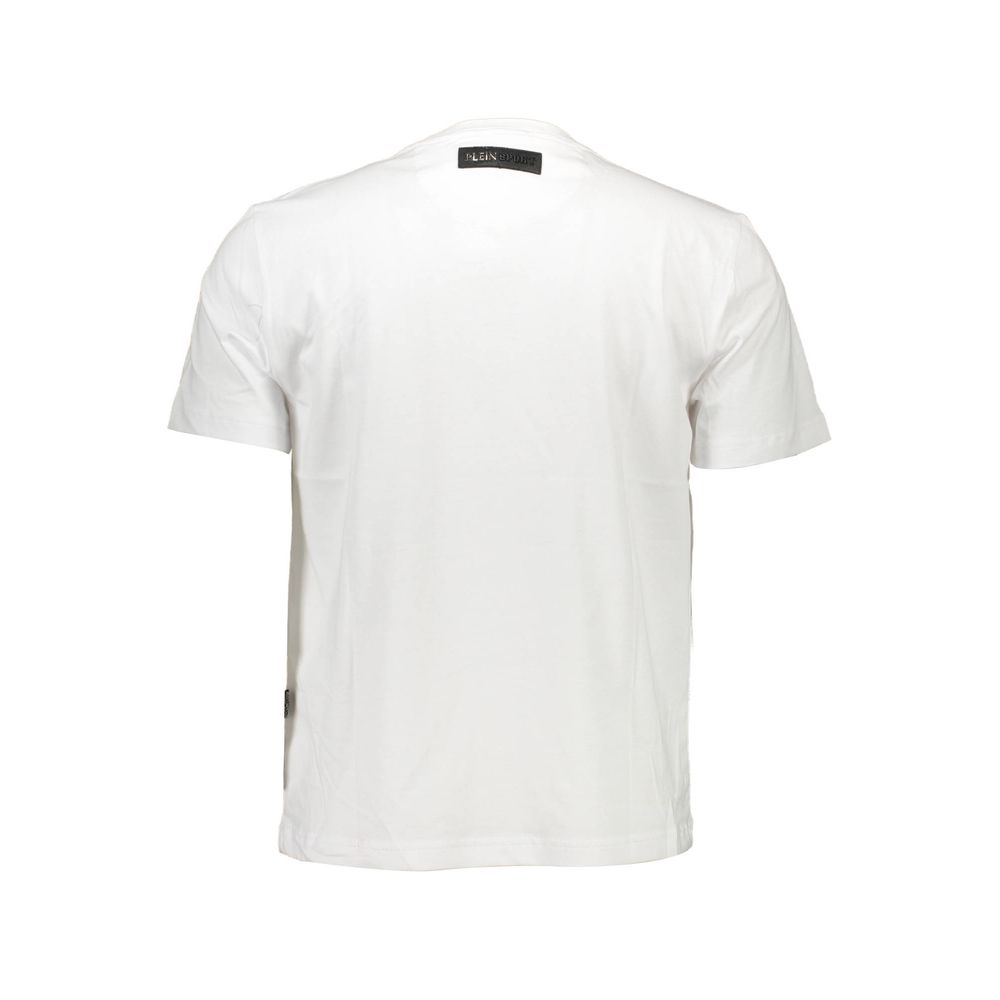 T-shirt en coton blanc Plein Sport