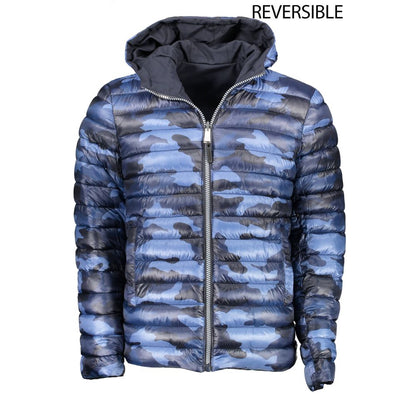 Plein Sport Blue Polyester Jacket