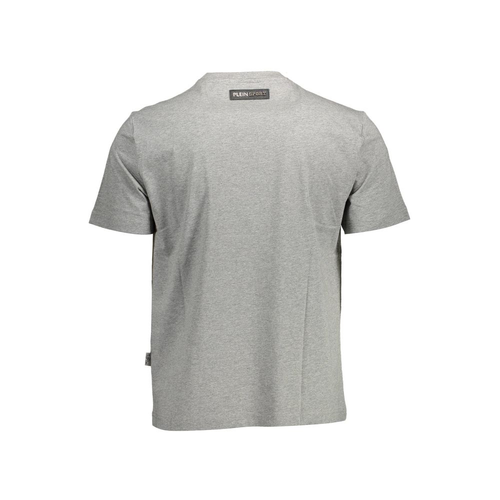 T-shirt en coton gris Plein Sport