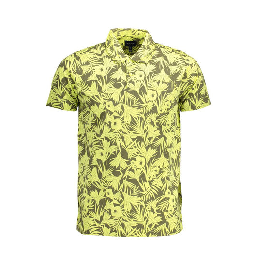 Polo en coton jaune Gant