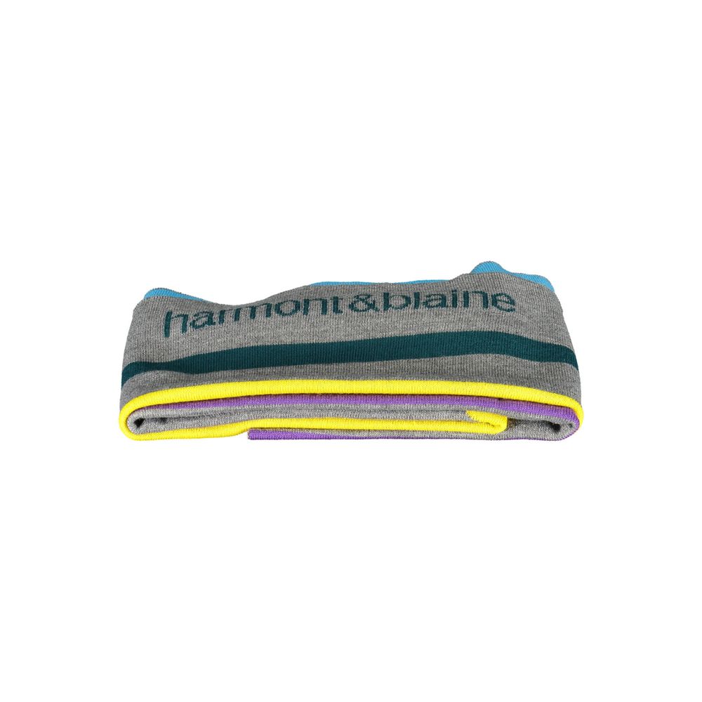 Harmont &amp; Blaine Gray Wool Scarf