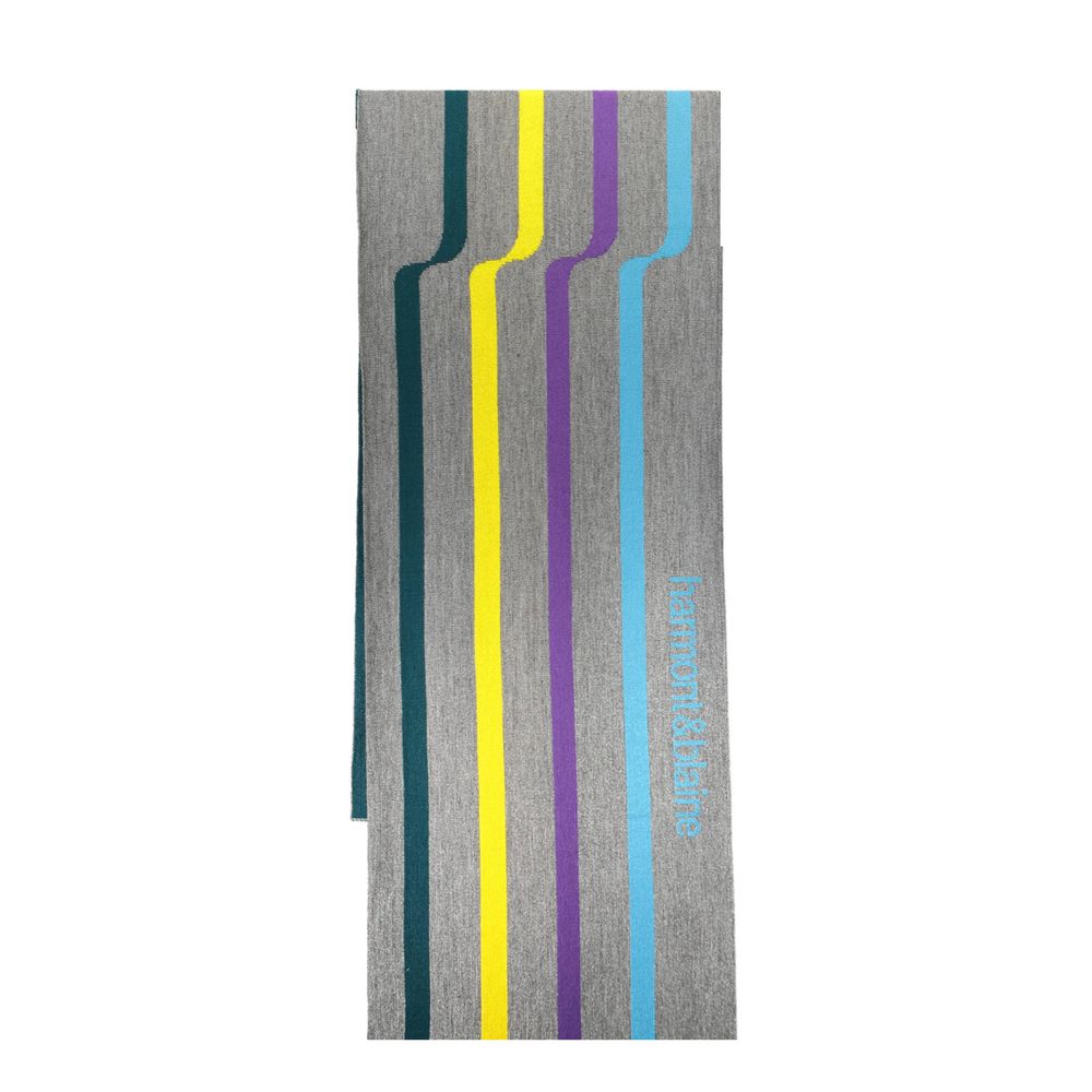 Harmont &amp; Blaine Gray Wool Scarf
