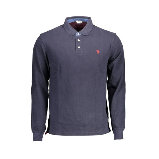Polo bleu en coton US POLO ASSN.