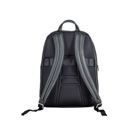Sac à dos en cuir bleu Piquadro