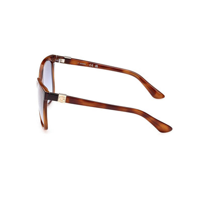 Lunettes de soleil injectées marron Guess Jeans