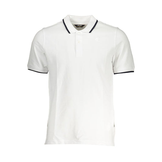 Polo en coton blanc K-WAY