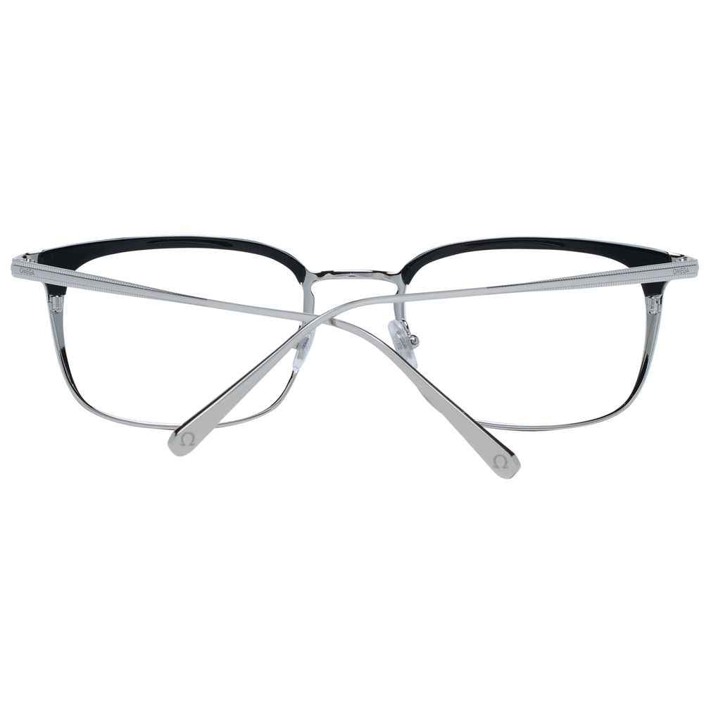 Omega Black Men Glasses Frame Acetate And Metal 53 21 145