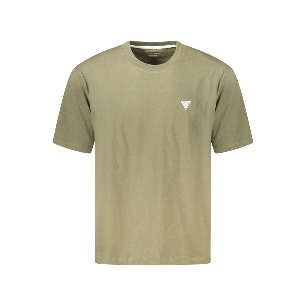 T-shirt en coton vert Guess Jeans