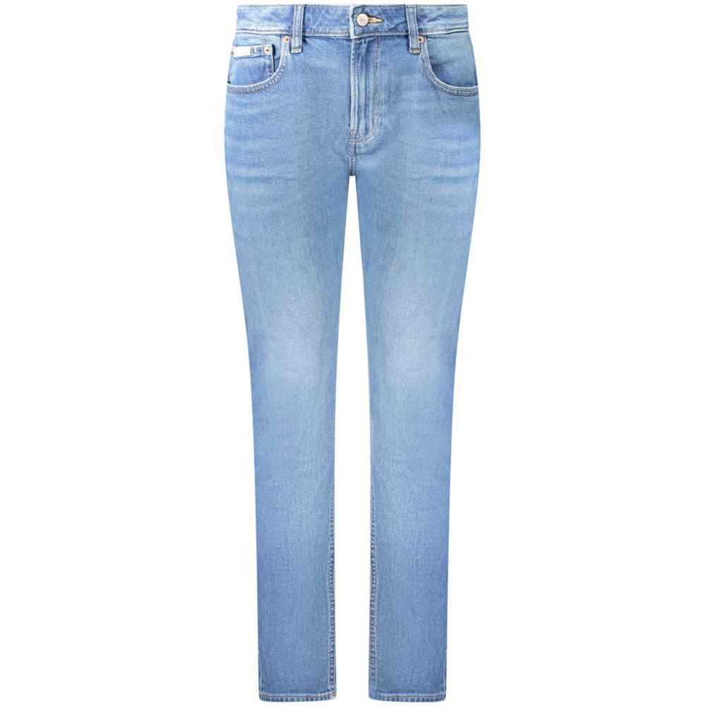 Calvin Klein Cotton Slim Jeans for Women in Classic Blue