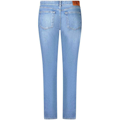 Calvin Klein Cotton Slim Jeans for Women in Classic Blue