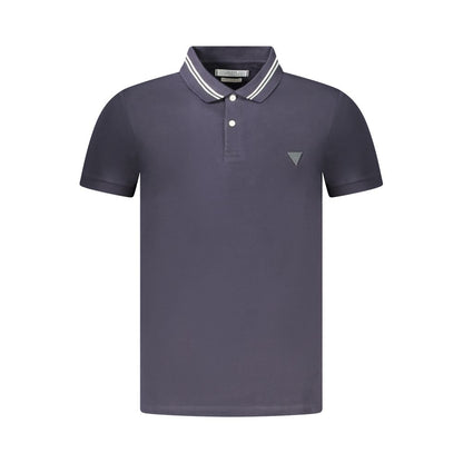 Polo en coton bleu Guess Jeans
