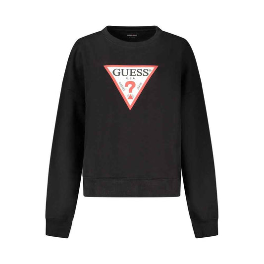 Guess Jeans Black Cotton Women Sweater