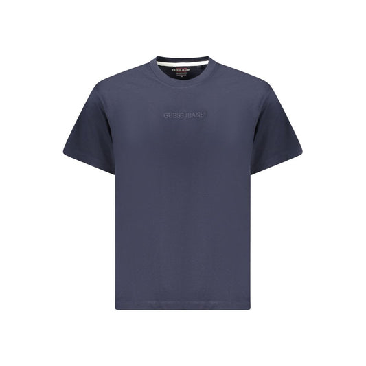 T-shirt en coton bleu Guess Jeans