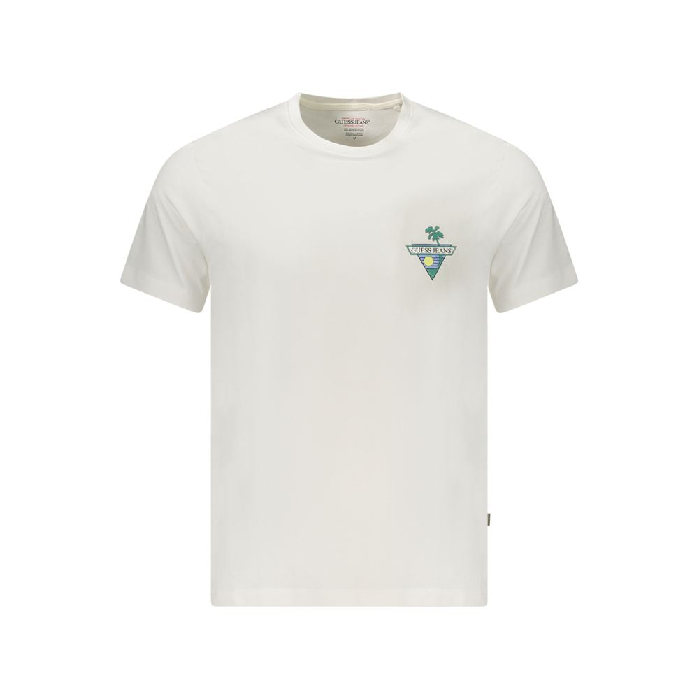 T-shirt en coton blanc Guess Jeans