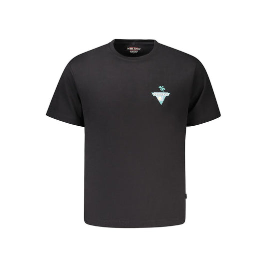 T-shirt en coton noir Guess Jeans