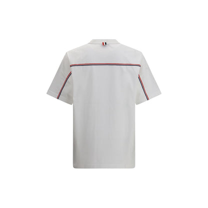 Thom Browne Oversized T Shirt Multicolor Back Bands