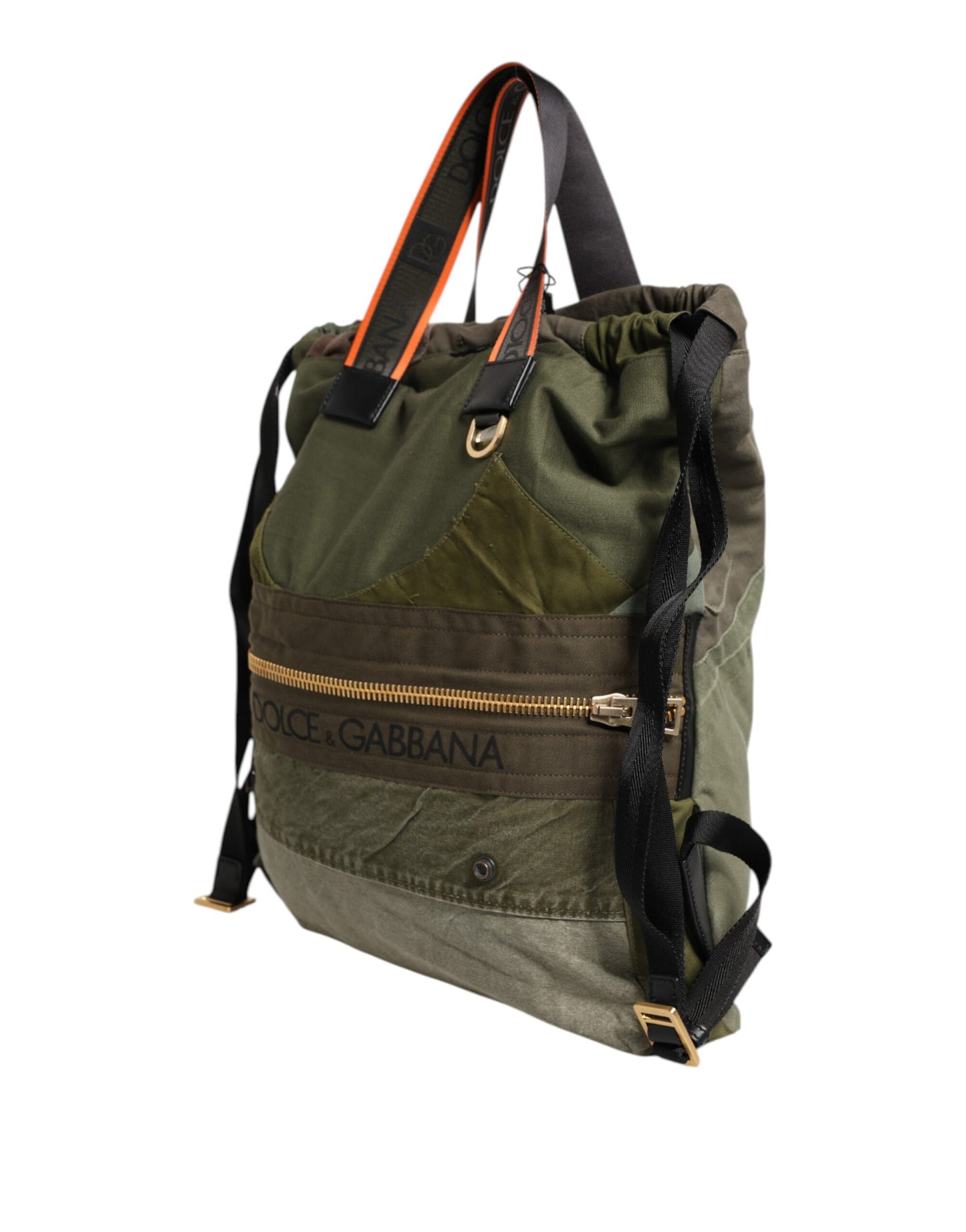 Portefeuille continental Dolce &amp; Gabbana en cuir d'autruche vert exquis
