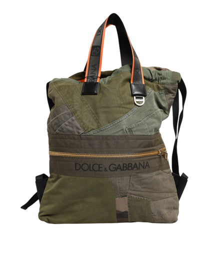 Portefeuille continental Dolce &amp; Gabbana en cuir d'autruche vert exquis