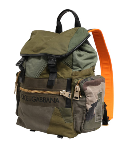 Portefeuille continental Dolce &amp; Gabbana en cuir d'autruche vert exquis