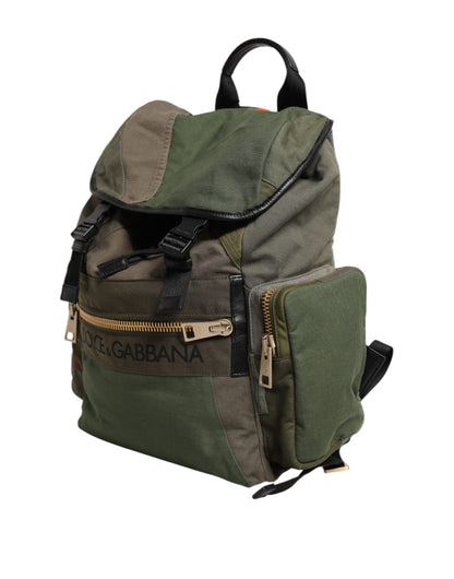 Portefeuille continental Dolce &amp; Gabbana en cuir d'autruche vert exquis