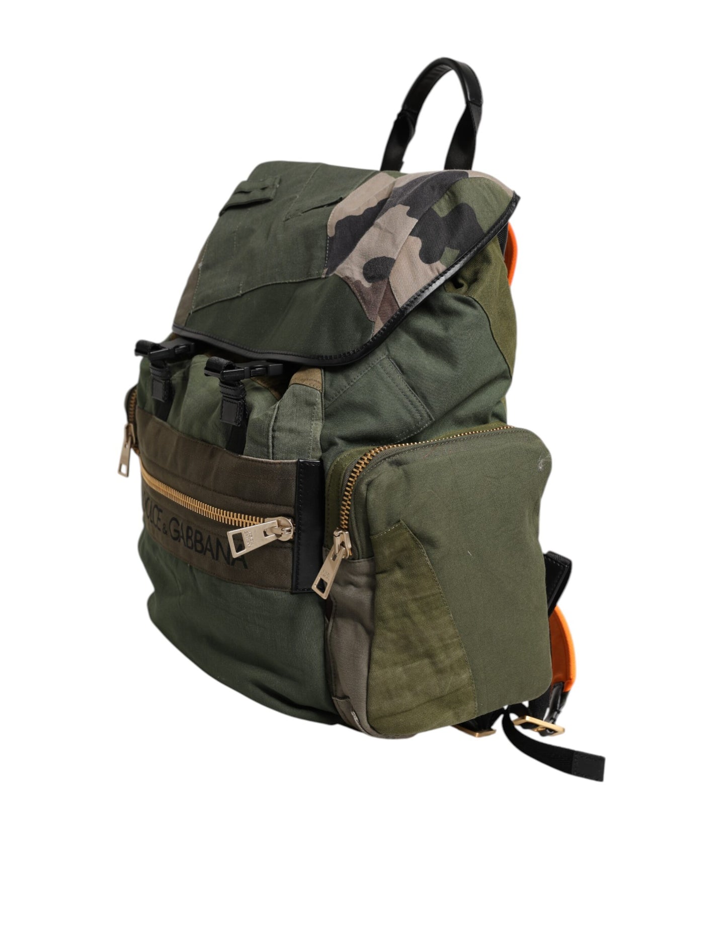 Portefeuille continental Dolce &amp; Gabbana en cuir d'autruche vert exquis