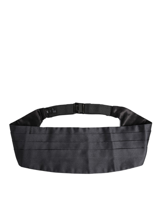 Ceinture Dolce &amp; Gabbana bleu foncé 100 % soie