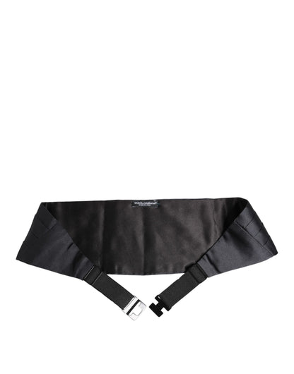 Ceinture Dolce &amp; Gabbana bleu foncé 100 % soie