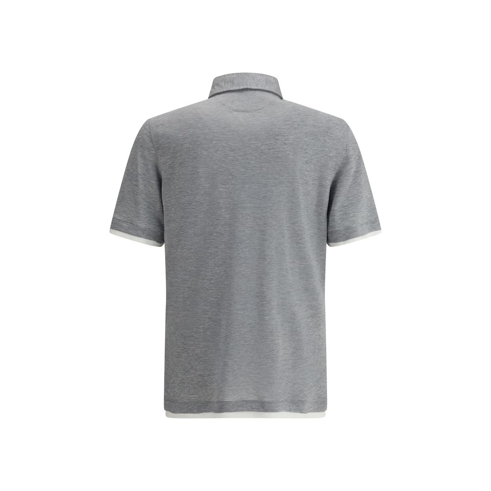 Polo en soie Brunello Cucinelli