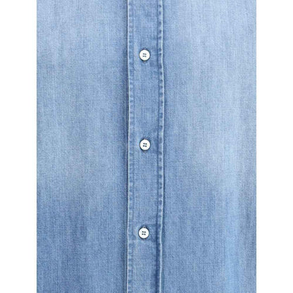 Brunello Cucinelli Denim Shirt Cotton Denim Monochrome