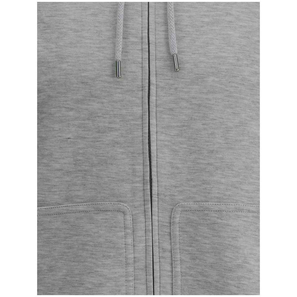 Brunello Cucinelli Monochrome Hoodie Katoen – Monochroom