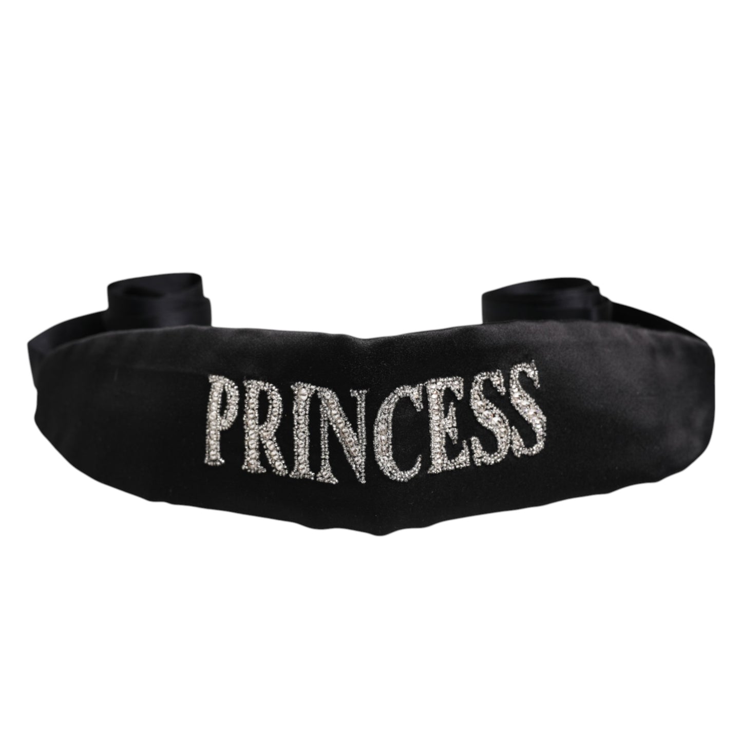 Dolce &amp; Gabbana Black Princess Fantasy Braided Waist Belt