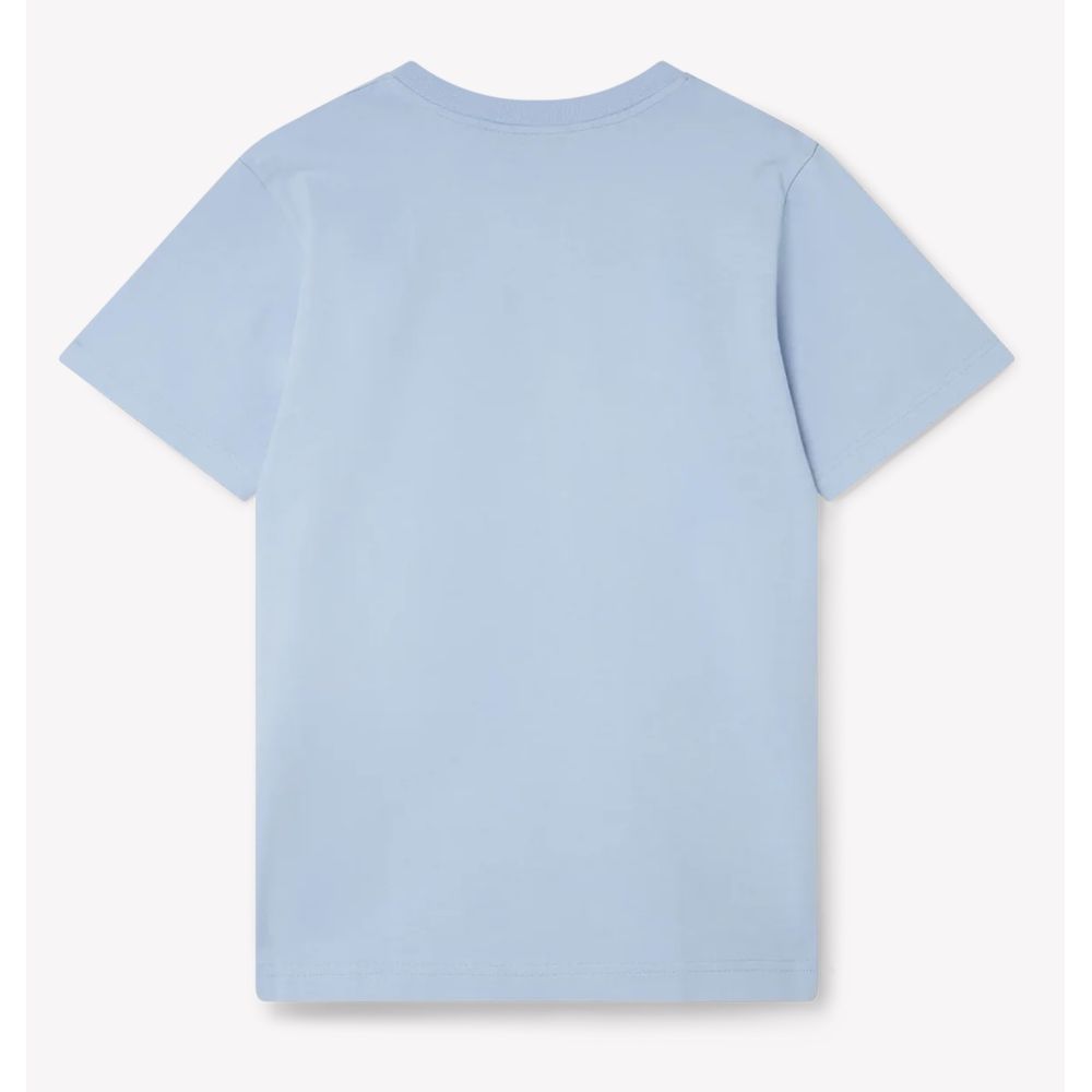 T-shirt en coton bleu Casablanca
