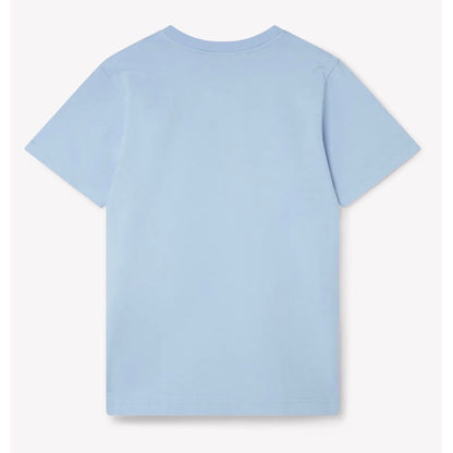 T-shirt en coton bleu Casablanca
