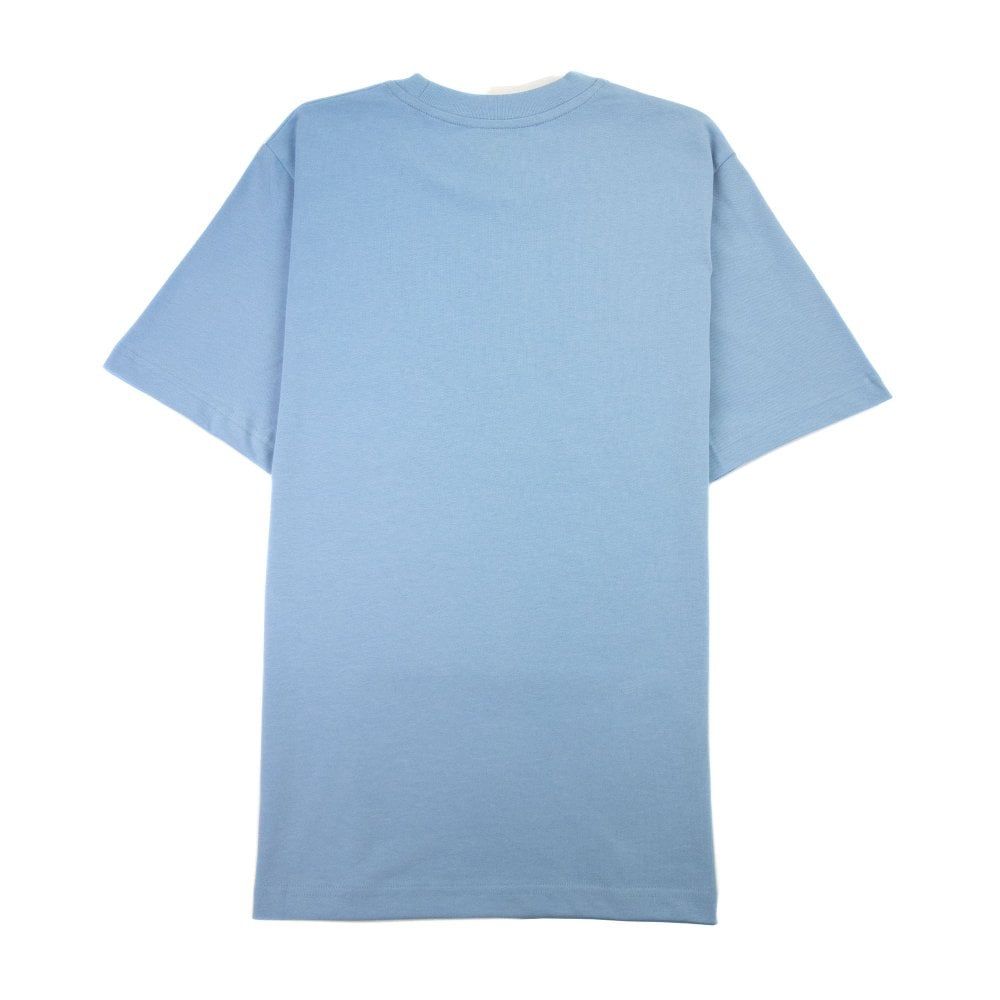 T-shirt en coton bleu Casablanca