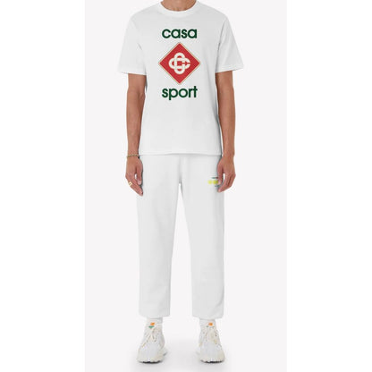 T-shirt en coton blanc Casablanca