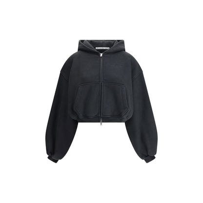 Alexander Wang Cropped zip-up Hoodie by Alexander Wang