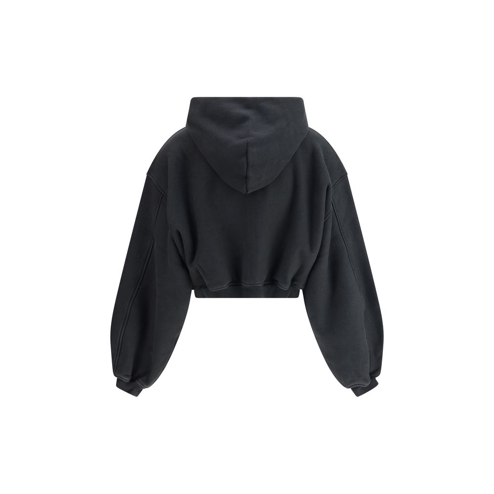 Alexander Wang Cropped zip-up Hoodie by Alexander Wang