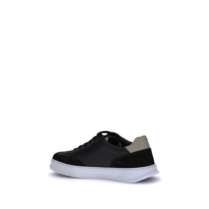 Ferragamo Gancini Leather Sneakers - Tone On Tone Lux