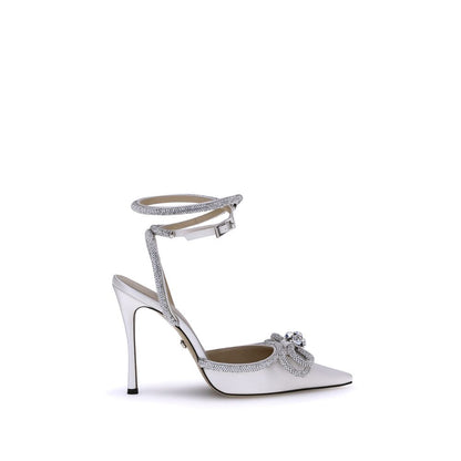 MACH &amp; MACH Silk Pumps with double bow