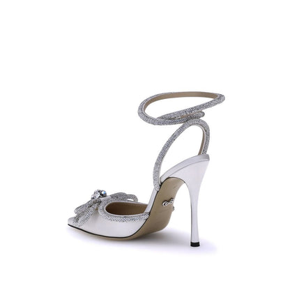 MACH &amp; MACH Silk Pumps with double bow