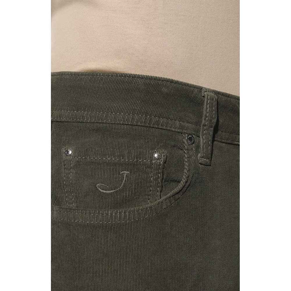 Jacob Cohen Gray Cotton Jeans & Pant