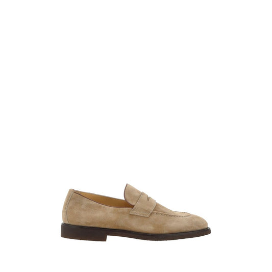 Brunello Cucinelli Mocassins En Daim