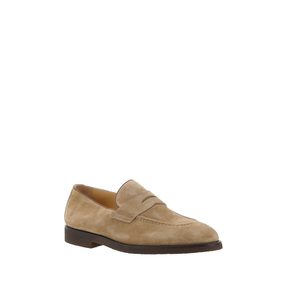 Brunello Cucinelli Mocassins En Daim