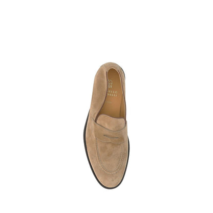 Brunello Cucinelli Mocassins En Daim